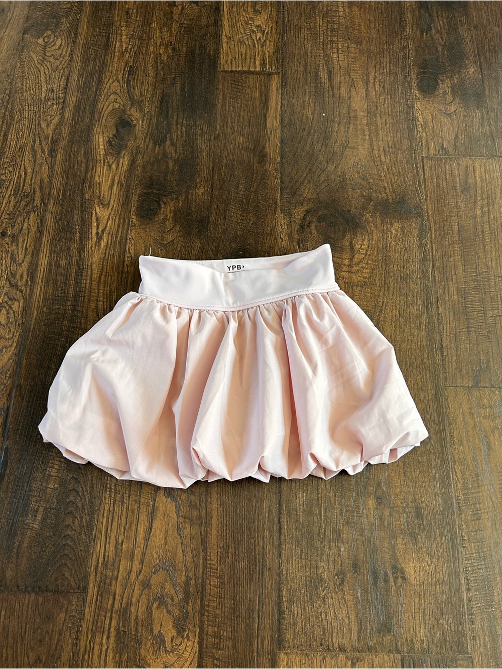 abercrombie kids Pale Pink Bubble Hem Skirt